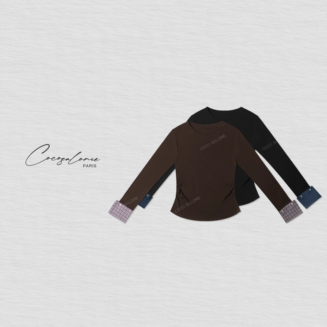 韩彬彬"白珍珠"琥珀流光羊毛暖绒莱赛尔裸感云肤修身针织衫061M-2