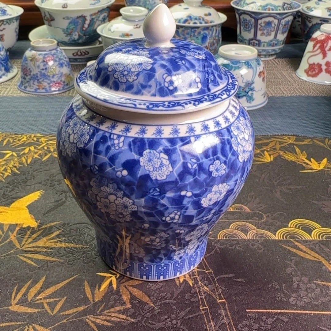 瓷片鑫*宸茶叶罐画片随机抽取