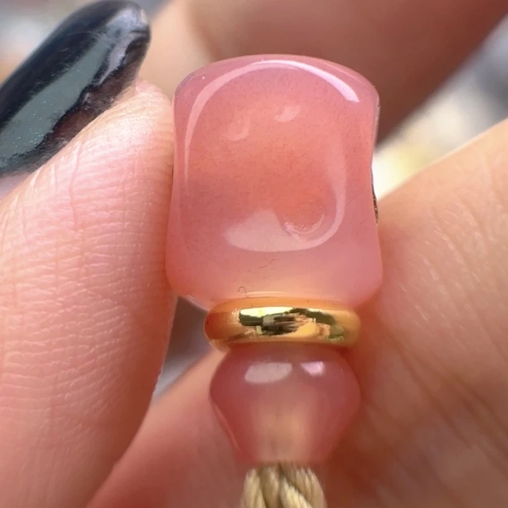 玛瑙/玉髓未镶嵌文玩配饰适配3-7mm的串