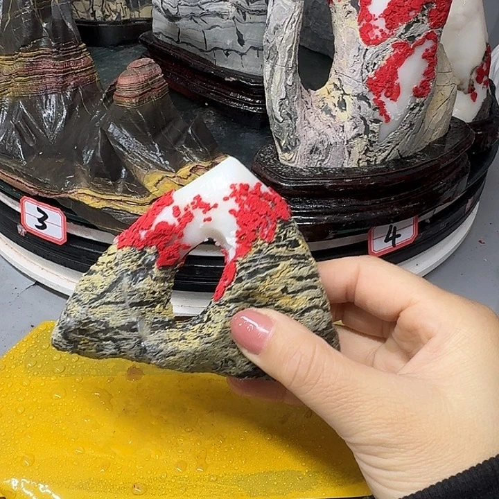 石材若*水灵璧石白灵玉