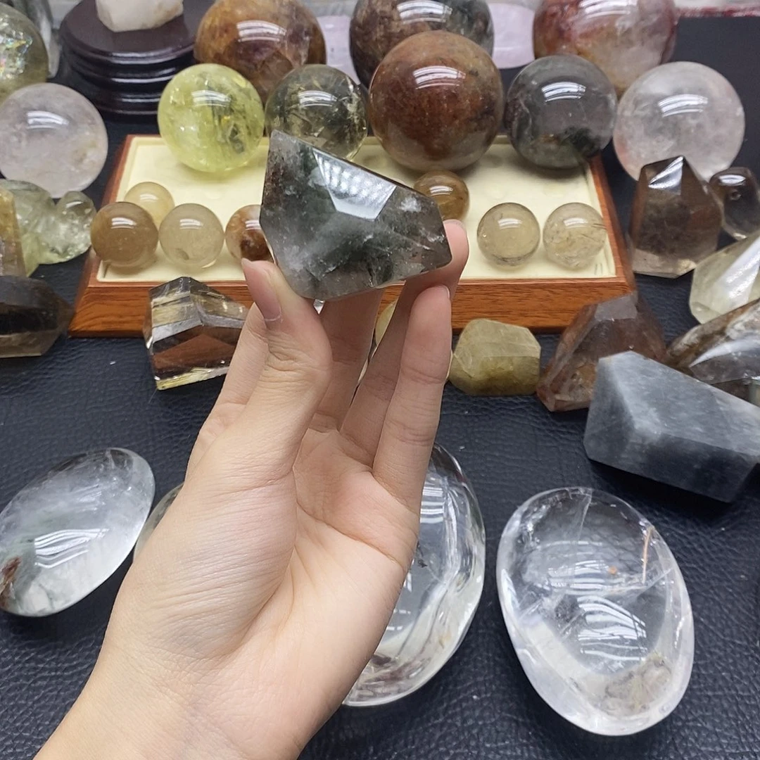 珠宝半成品未镶嵌水晶216水晶石