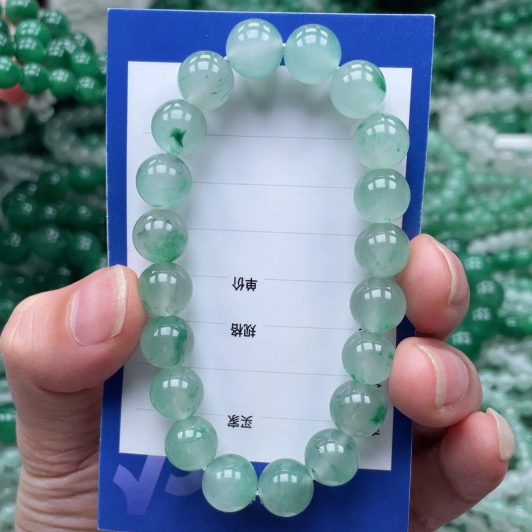 未镶嵌手串石英质玉（非洲翠）