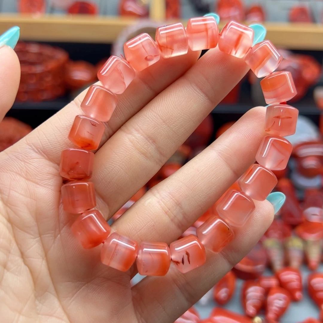 南红玛瑙配饰未镶嵌9mm