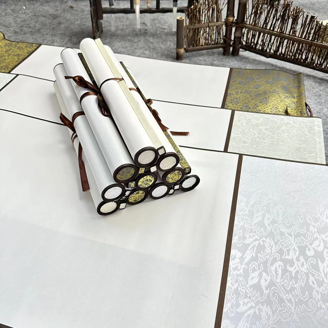 【书心工厂】半生熟卷轴福利【10卷六开卷轴整体32*73cm画芯32*45cm】