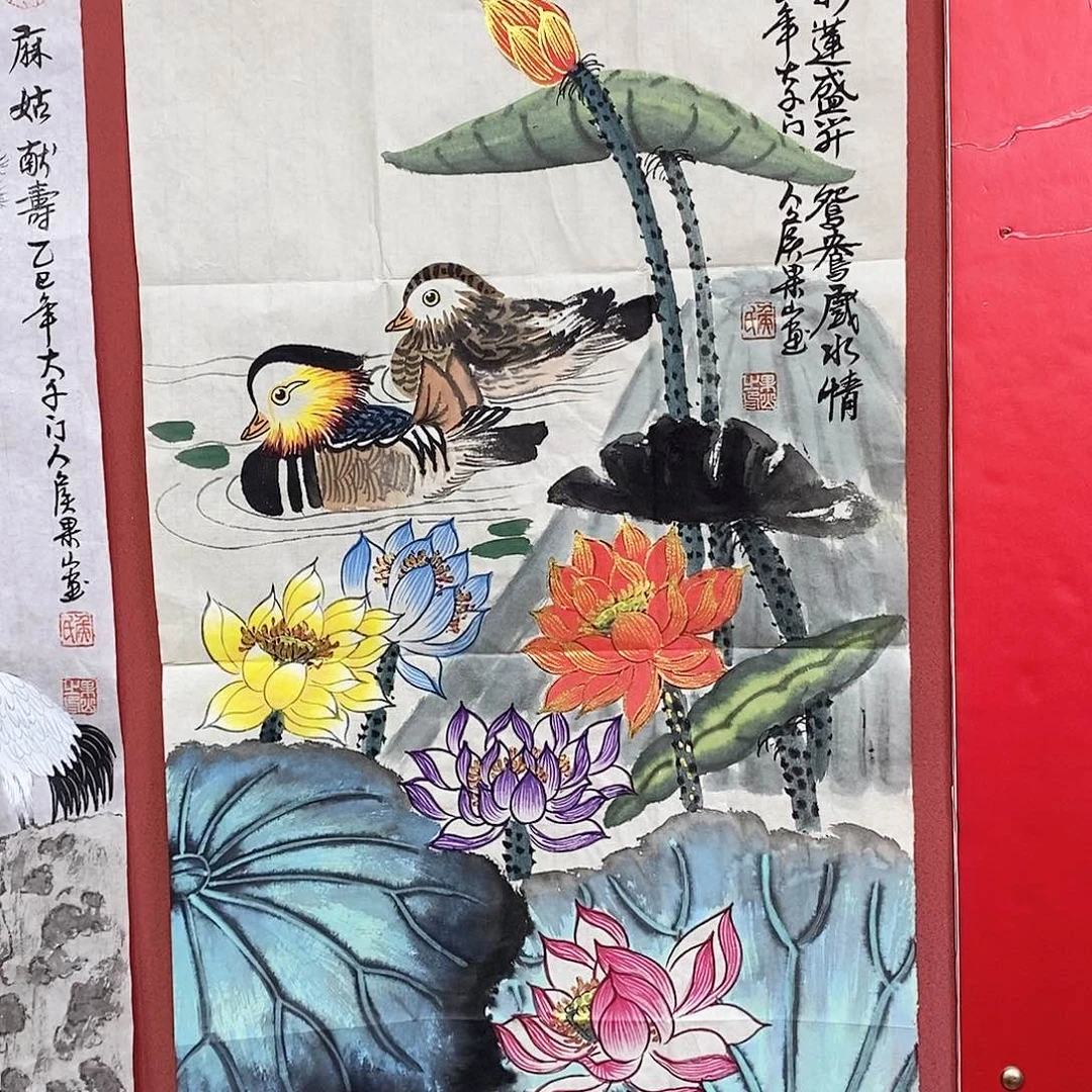 国画大风堂嫡传-侯果山老师作品路