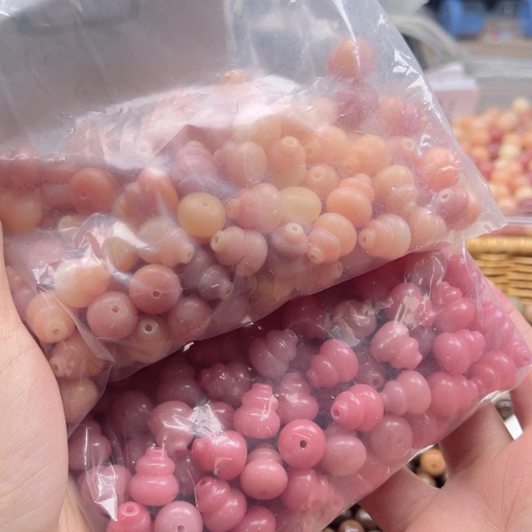 白玉菩提吊坠c12.5mm22颗。葫芦