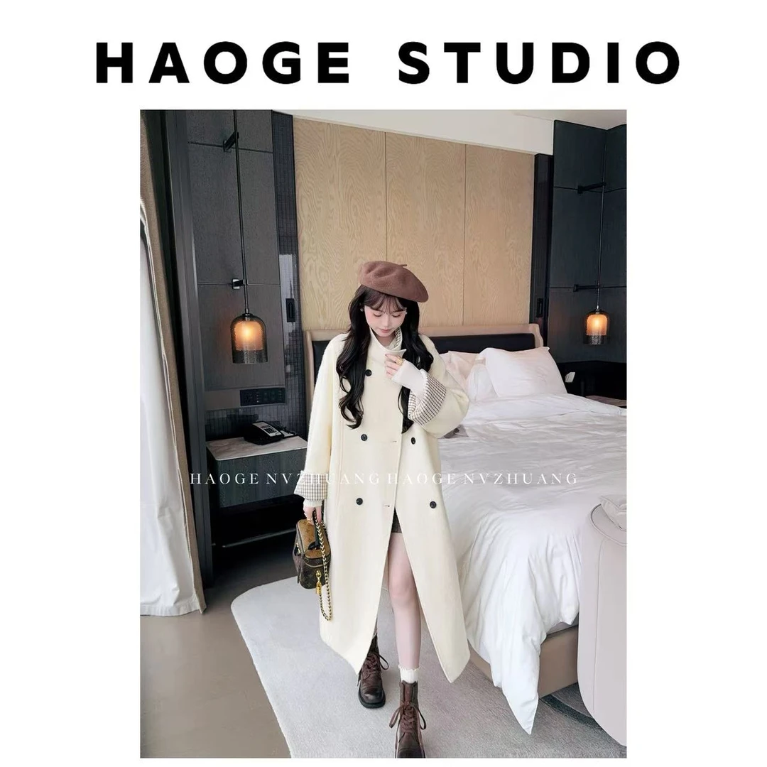浩哥严选●古拉德堡HGQ5DY3808A大衣预小众时尚百搭中长款秋冬保暖