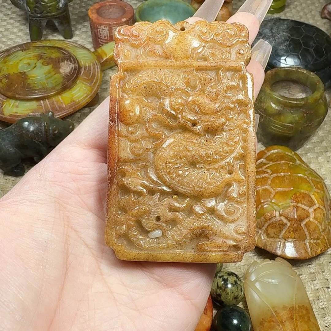 白玉菩提吊坠挂件