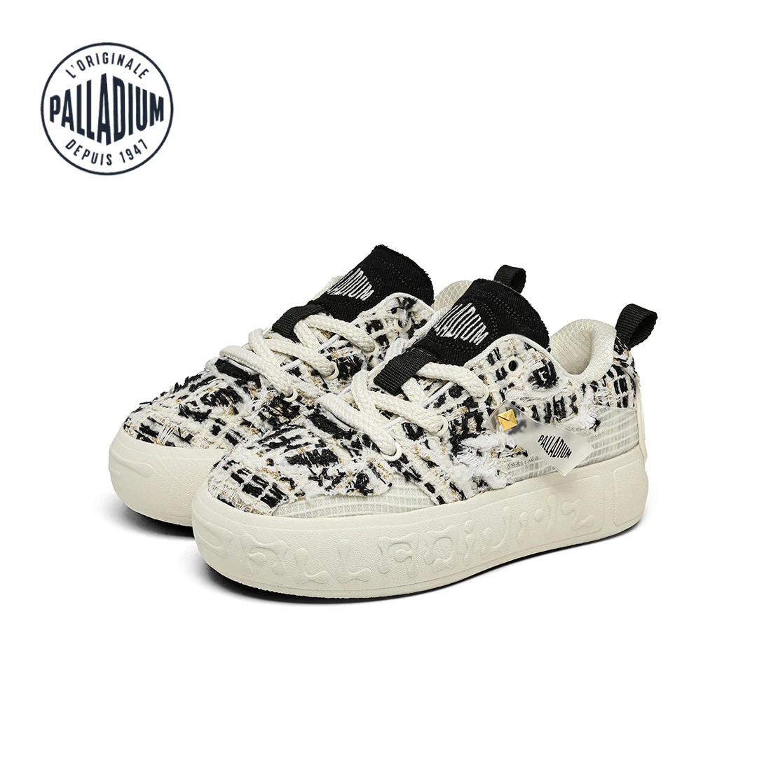 PALLADIUM/帕拉丁黑白波点搭配Triple Stitch时尚轻奢休闲鞋94768