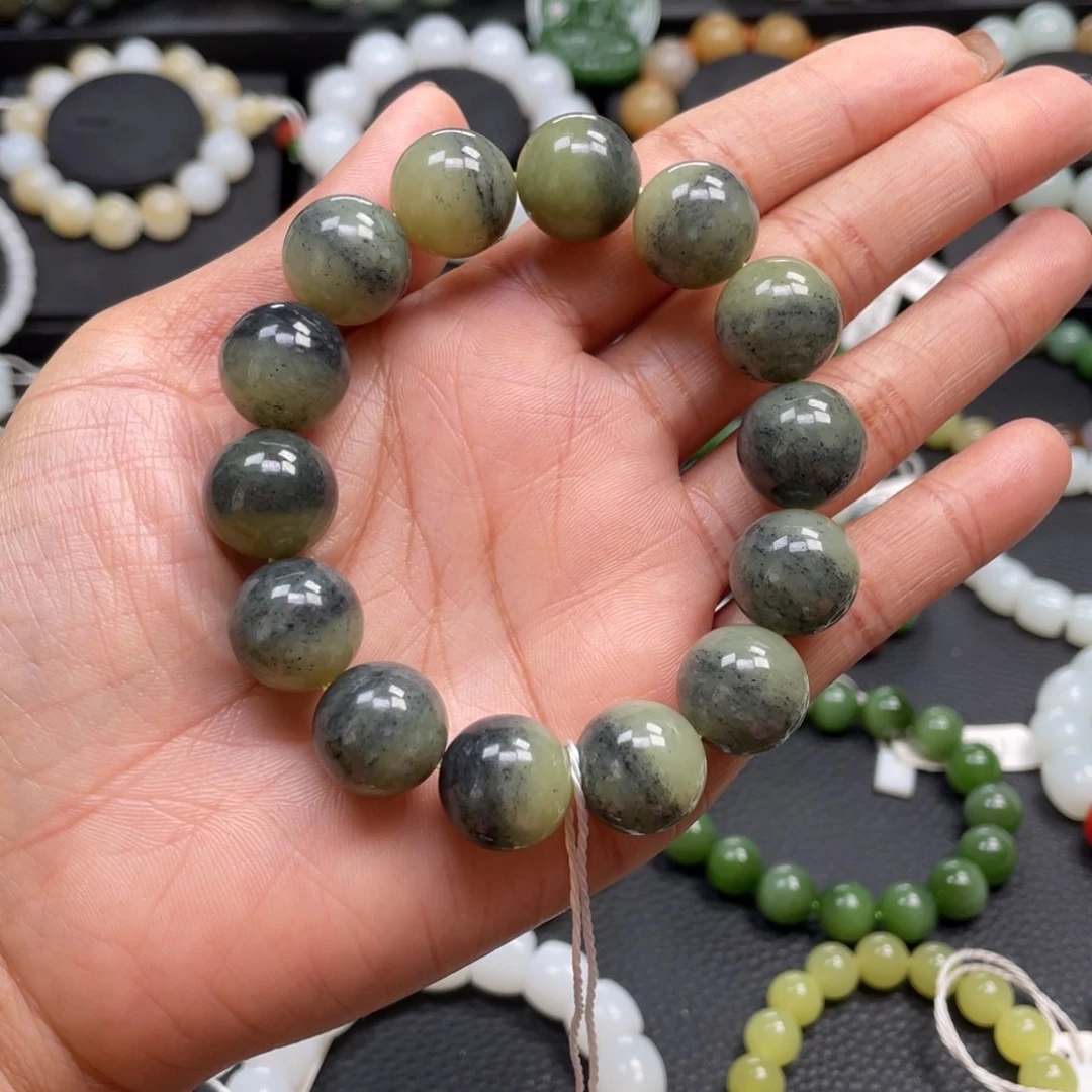 和田玉未镶嵌手链