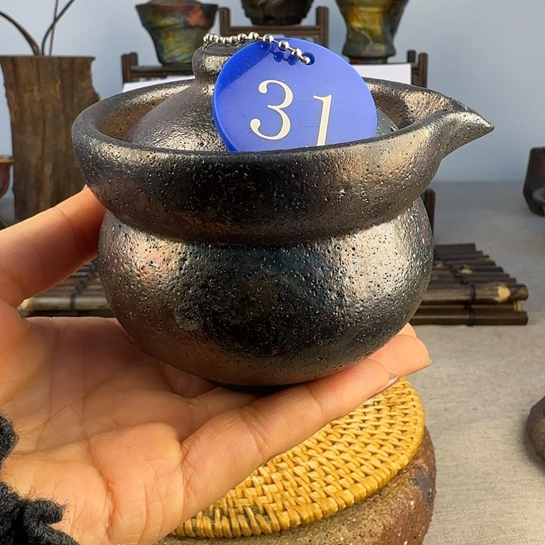 荥经黑砂炸福利窑彩泡菜坛子31