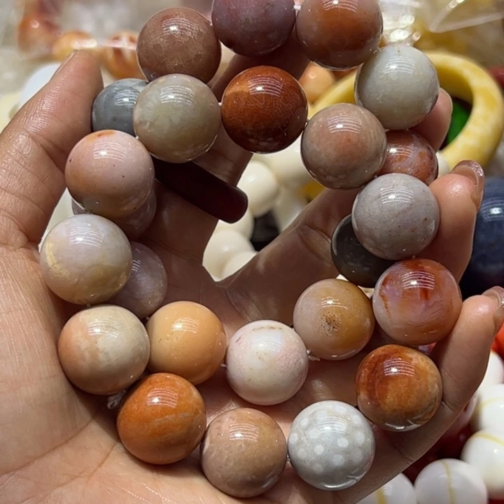 核桃手串/手链1.9姑娘玉多宝手串