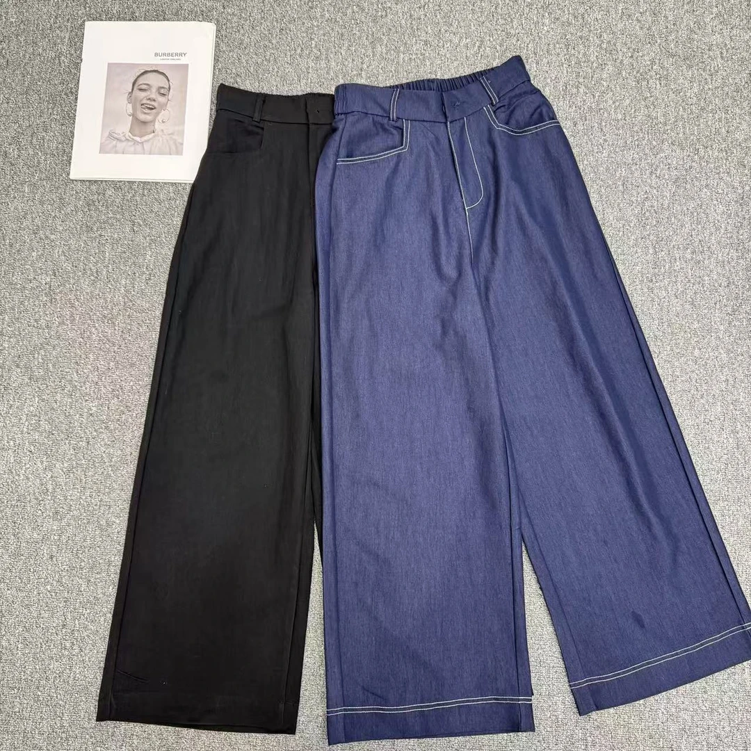 女神节专享【周周家】5302濮院春季汉麻牛仔裤女士休闲时尚街头风