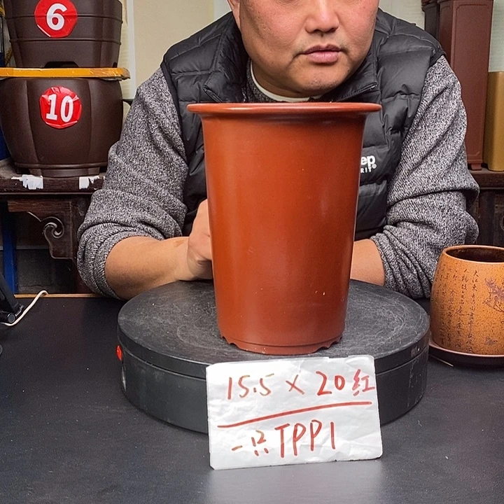 紫砂花盆货号一只TP1