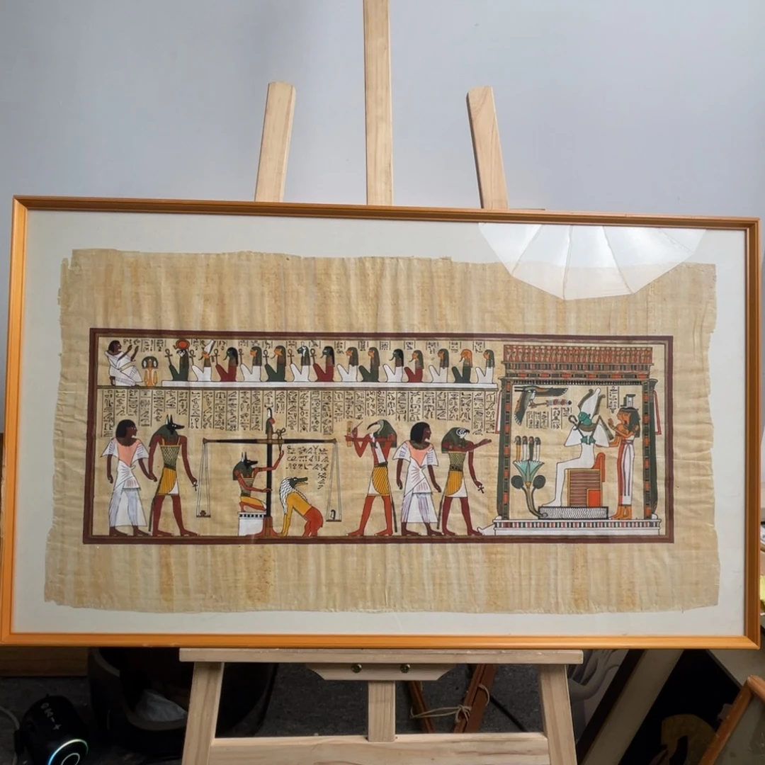 中古框画有磕碰不退不换