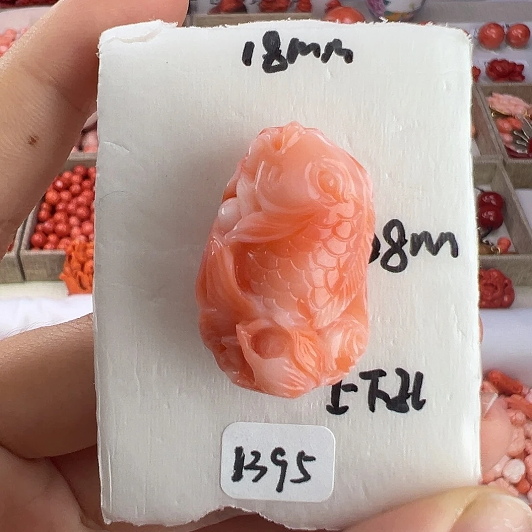 银S925荷叶鱼天地孔