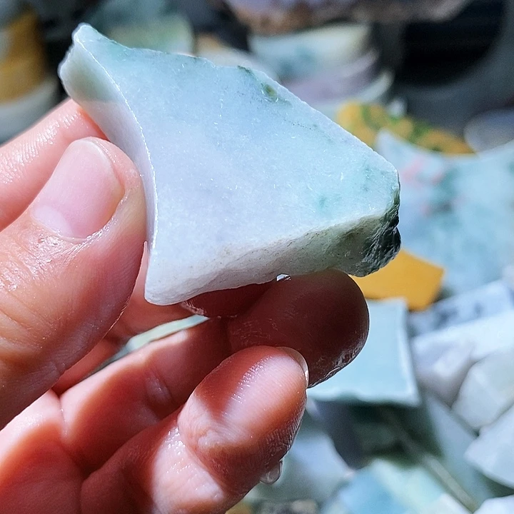 散珠翡翠边角料79