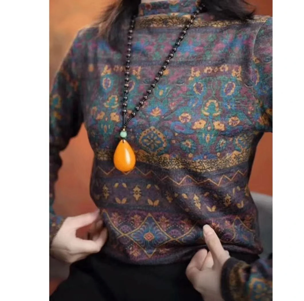 秋冬新款奥绒加绒加厚鎏金高级感气质#947