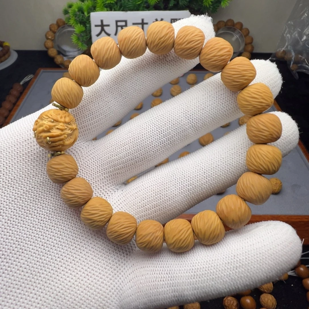 猴头核桃吊坠全品云锦10➕配镶嵌单颗