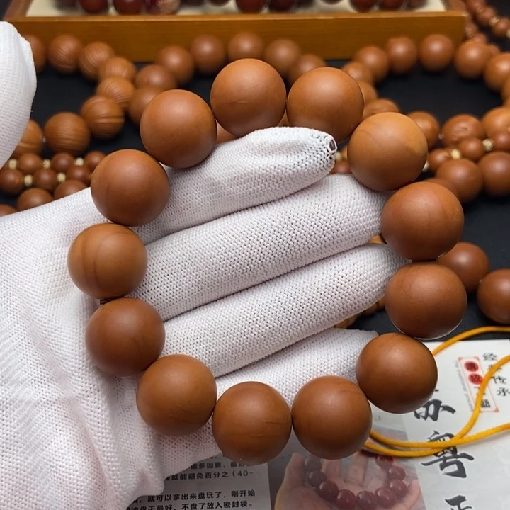 橄榄核手串/手链1.75鸡血红铁核全品不同轴