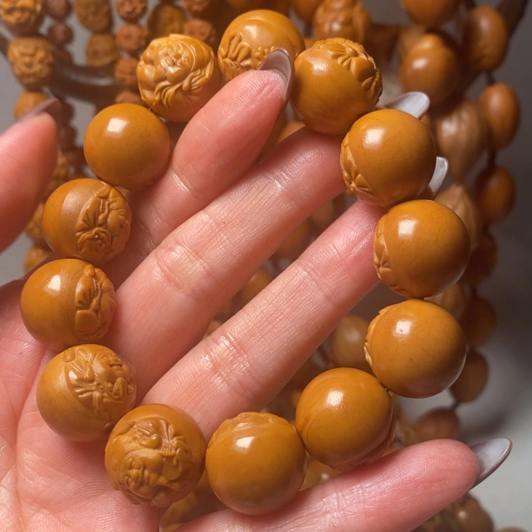 橄榄核手串/手链财神头