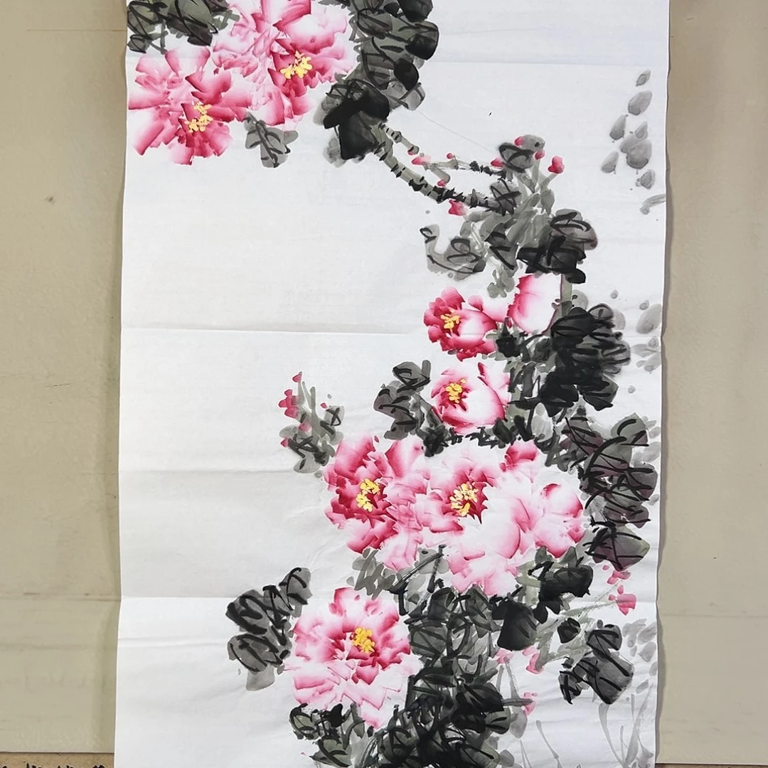 国画125 花鸟在此鸣叫时还要一