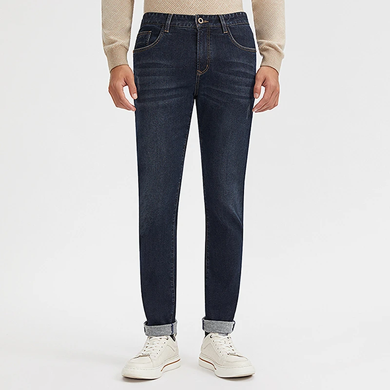 专柜秋冬/柒牌/牛仔长裤/725H73471