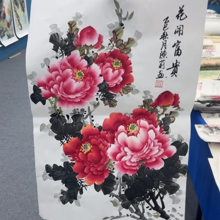 国画宣纸纯手绘字画