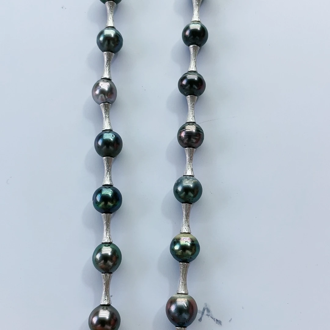 海水珍珠颈饰银S925镶嵌