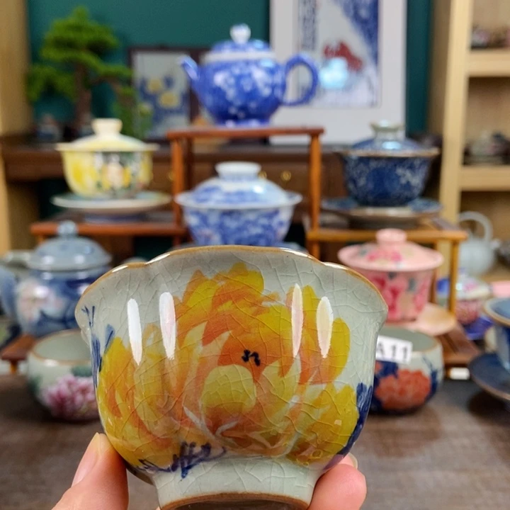 瓷片手工制作工艺精湛等特点