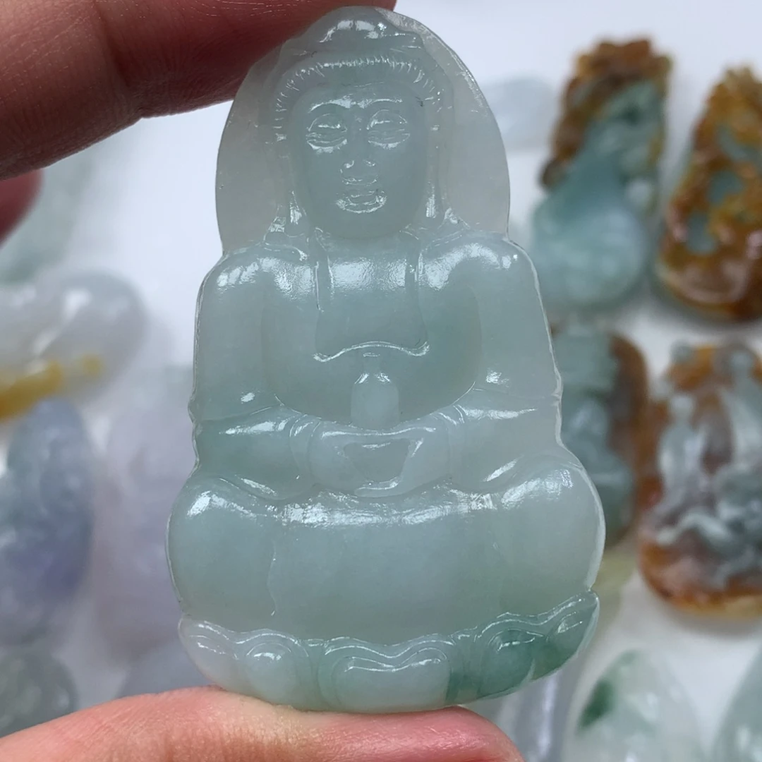 未镶嵌定制翡翠吊坠