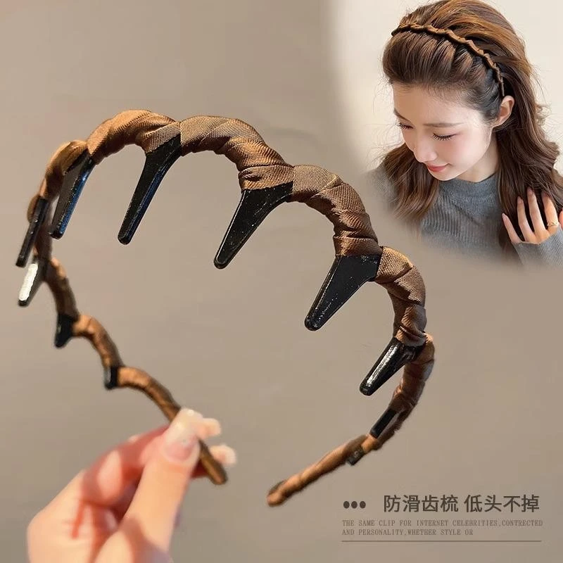 夏天发箍女款2025新款防滑高颅顶洗脸专用发箍气质发带压发夹头饰