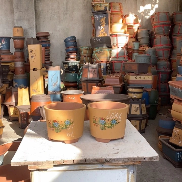 紫砂花盆紫砂花盆盆栽花卉苗木种植