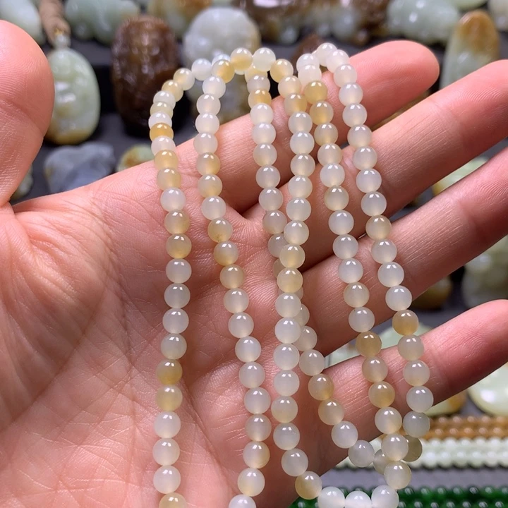 和田玉未镶嵌项链