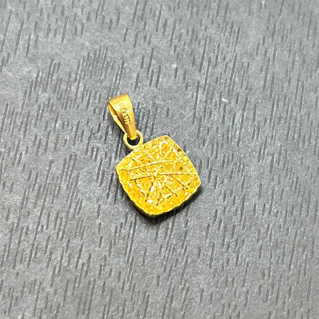 【店长专享】足金999投资金攒黄金绕线方糖ZBHJD1665克重多退少补