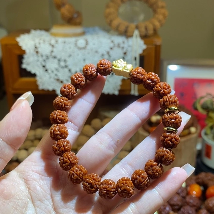 金刚菩提手串105玉华貔貅