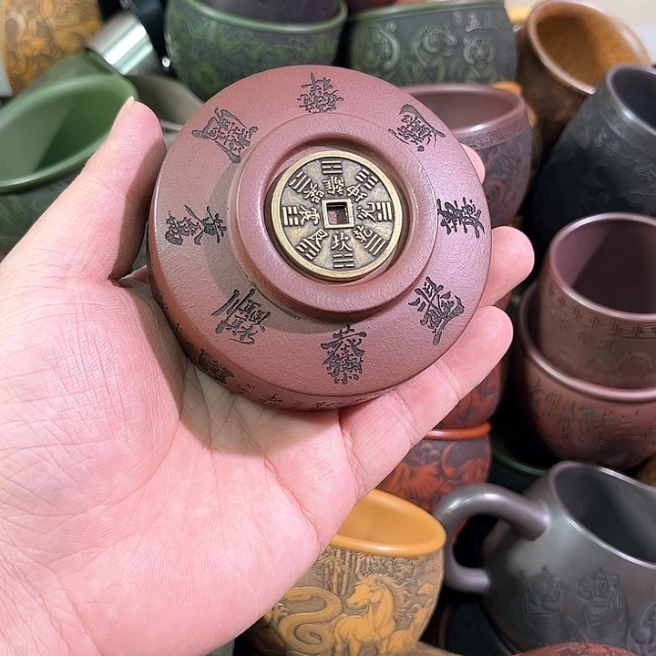 茶杯紫砂全手工紫砂主人杯