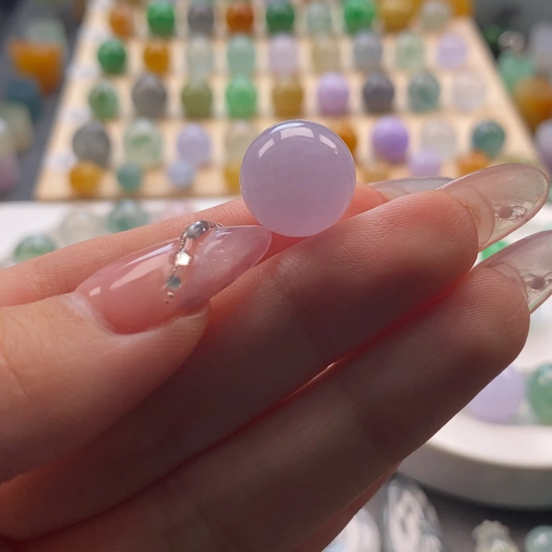 m***a翡翠未镶嵌颈饰翡翠圆珠