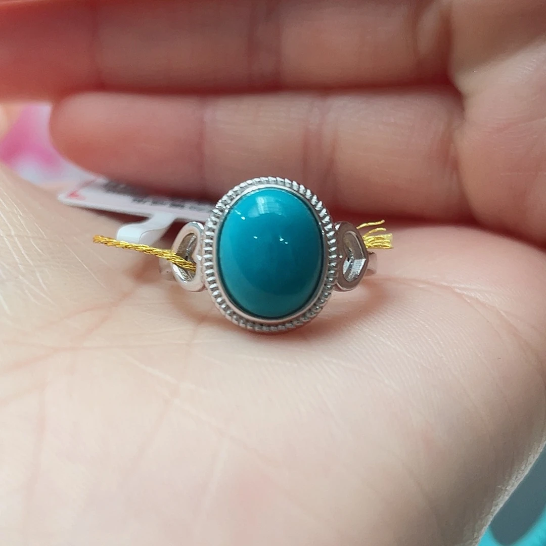 绿松石颈饰银S925镶嵌