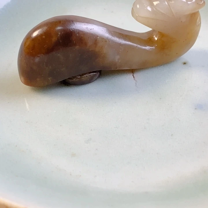 小***兵茶室瓷盘上摆件挂件