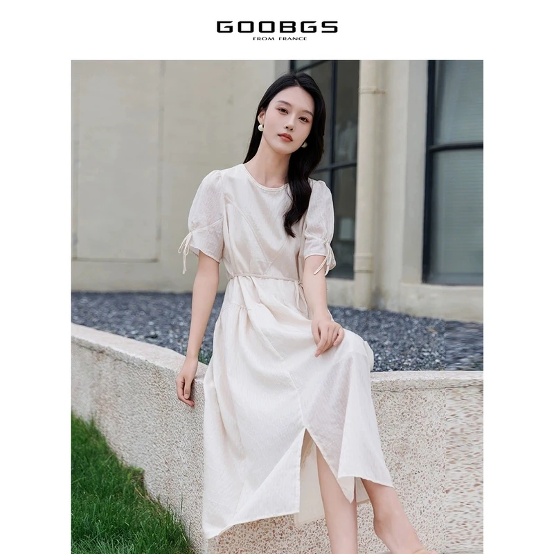 【丽姐甄选】谷邦GOOBGS 莱赛尔天丝连衣裙 G4242101-6