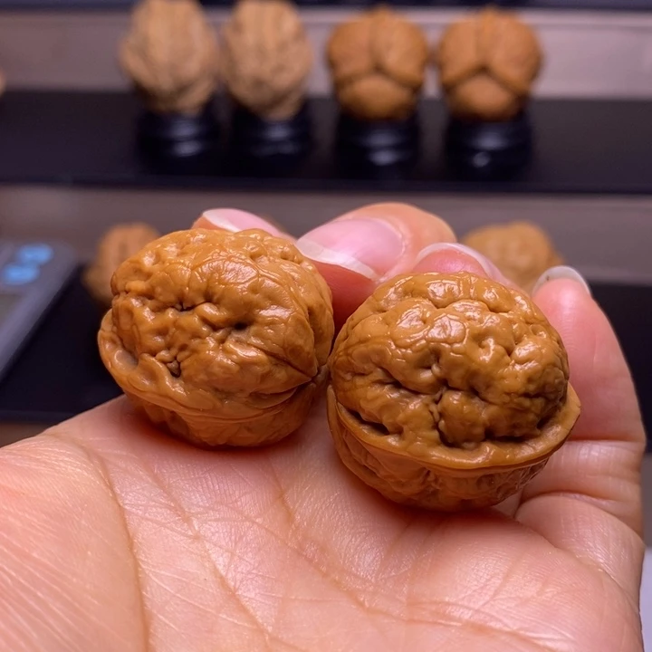 文玩核桃把件脑纹青蛙5