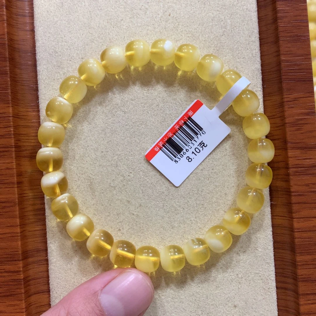 蜜蜡手链未镶嵌蜜蜡