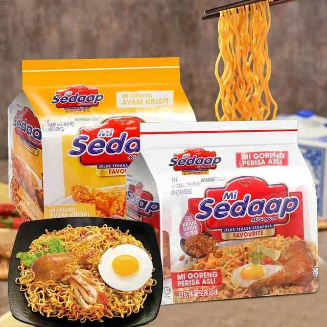 印尼进口mi sedaap 辉英喜达干拌面经典风味炸鸡风味440g袋装