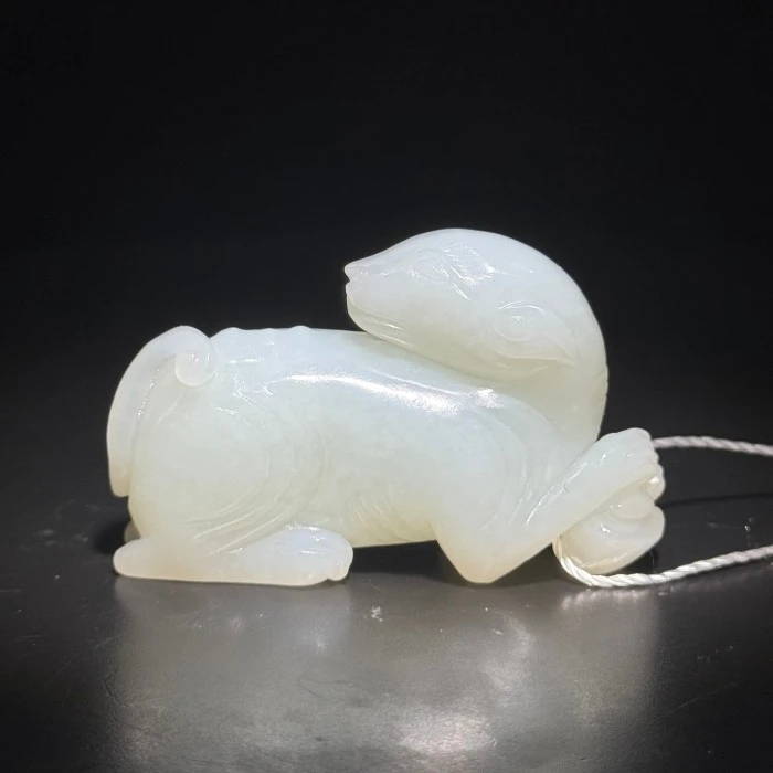 《清代》和田玉瑞兽 山东国营文物商店 25061700507-11406