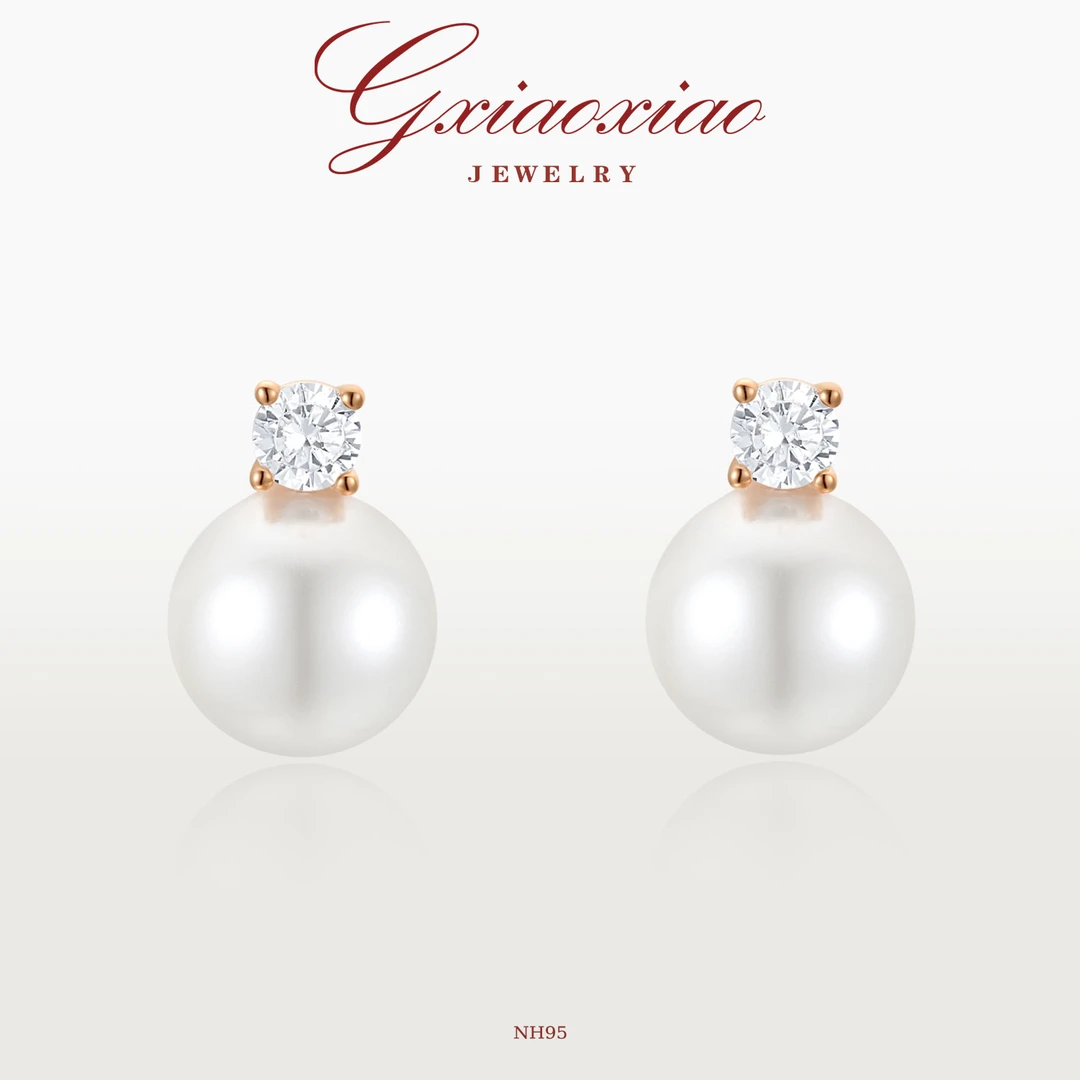 G XIAOXIAO 镀K金 轻奢时尚气质百搭简约设计师耳环 NH95