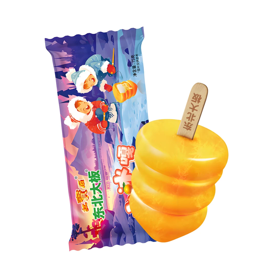 【3支】【东北大板】小冰嘎（金桔奶味雪糕）