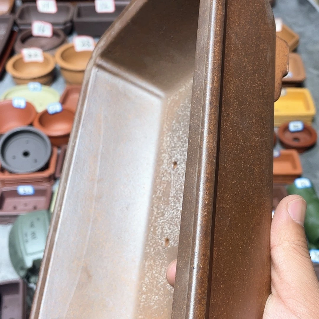 七**光紫砂小盆23.5*16*6