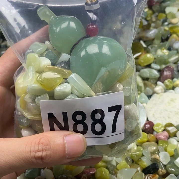 未镶嵌蛇纹石玉鱼缸石