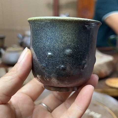戬谷龙窑柴烧茶杯121